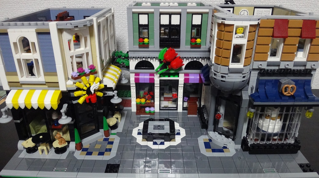 LEGO diorama: にぎやかな街角②
