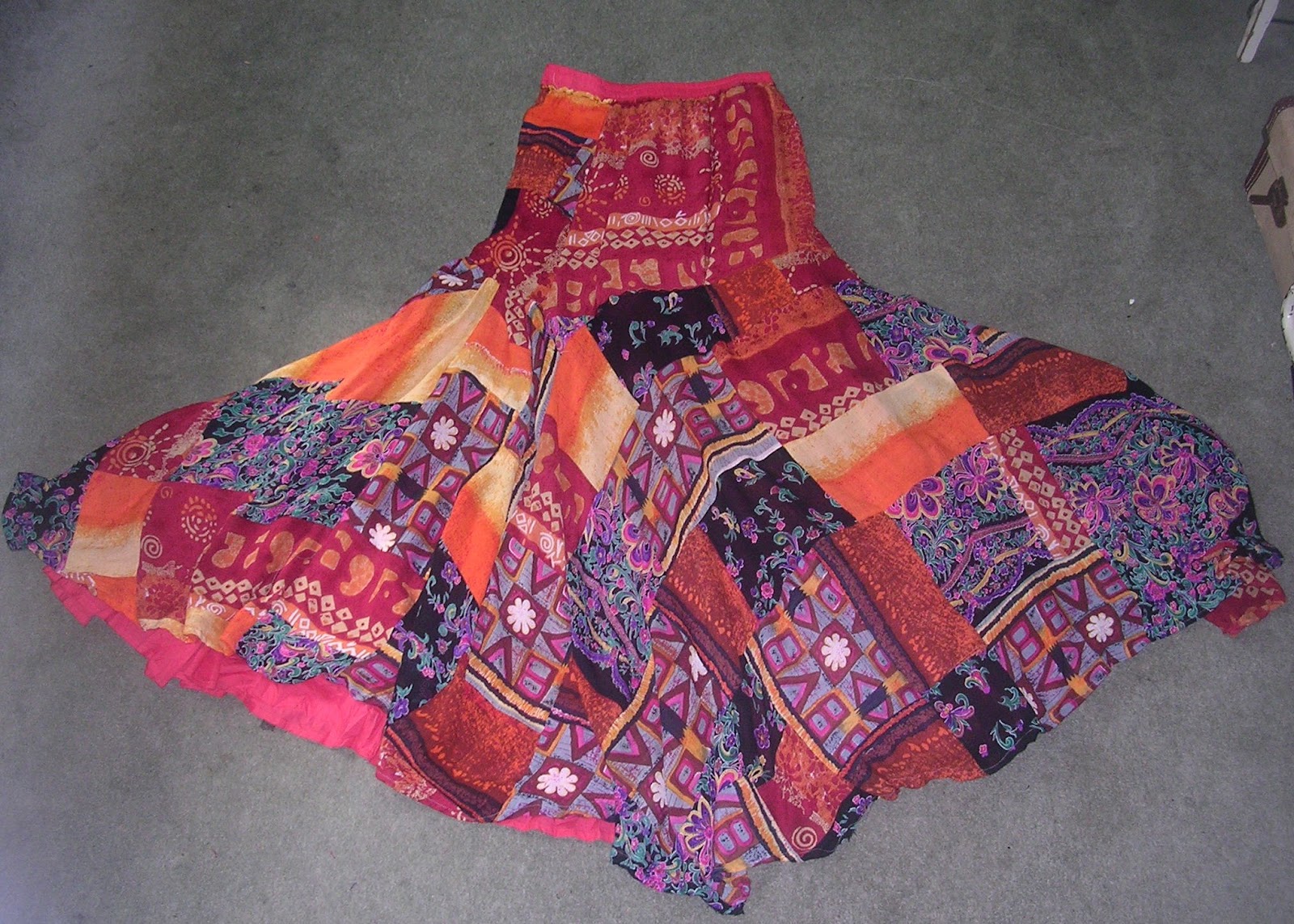 Creative And Faithful 4 Skirts Recycled into 1.