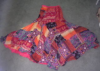 Creative And Faithful: 4 Skirts Recycled into 1.