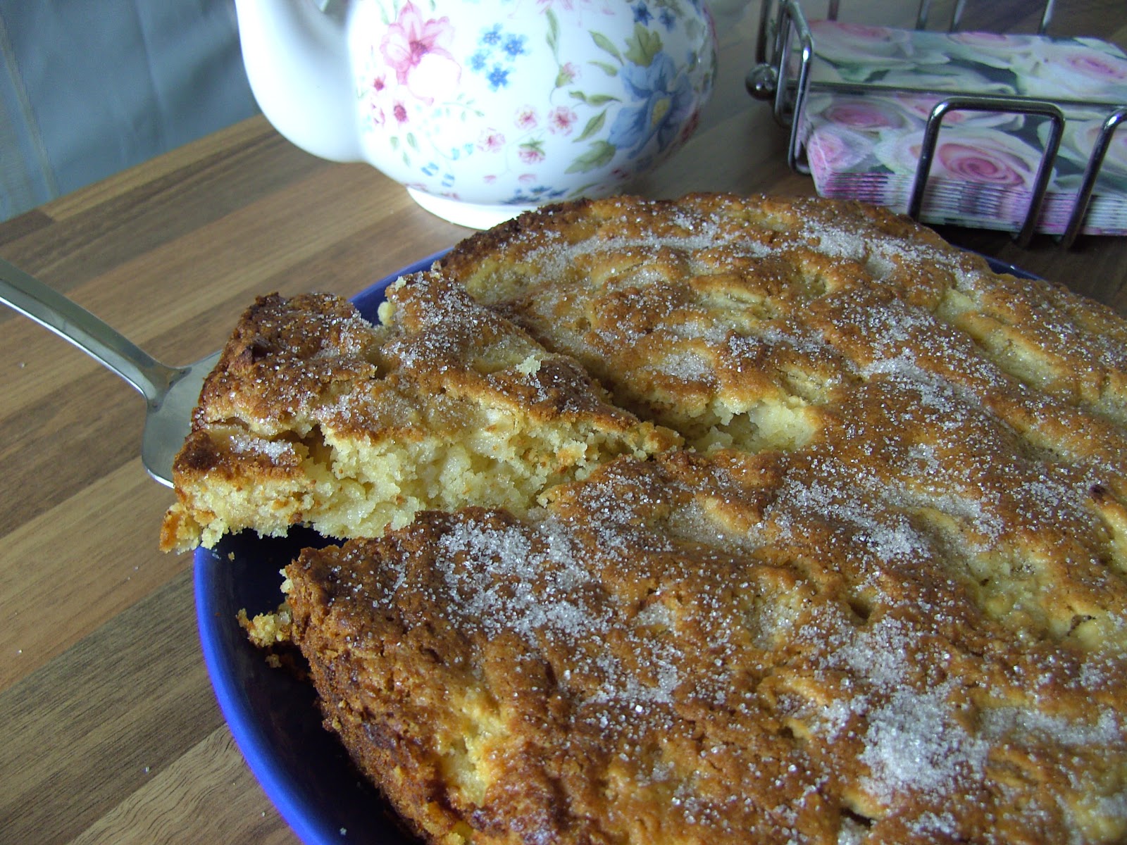 Koch doch ma!: Marzipan Apfelkuchen mit Zimt und Zucker