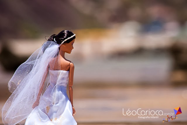 Barbie e Ken de noivos na Praia da Pipa