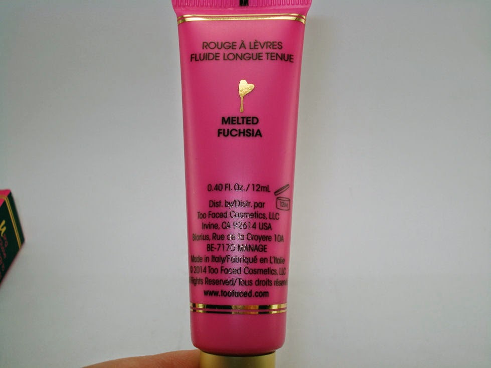 Too Faced Melted Liquid Longwear Lipstick in Melted Fuchsia