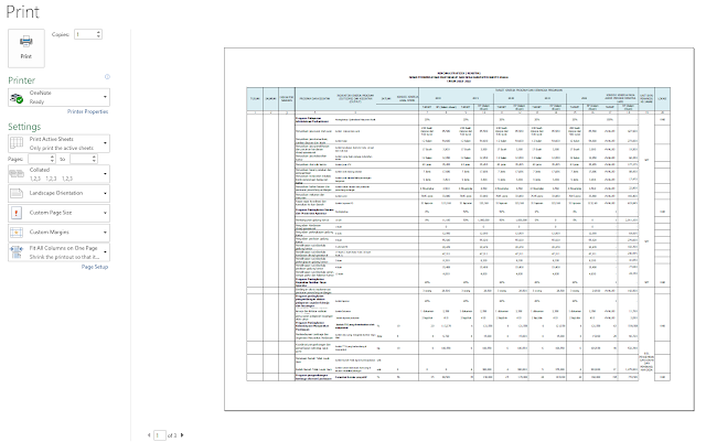 Cara otomatis merapikan dokumen table Microsoft Word