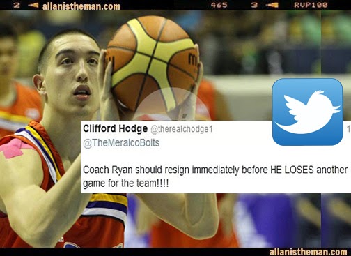 Cliff Hodge disowns tweet calling for Ryan Gregorio's resignation