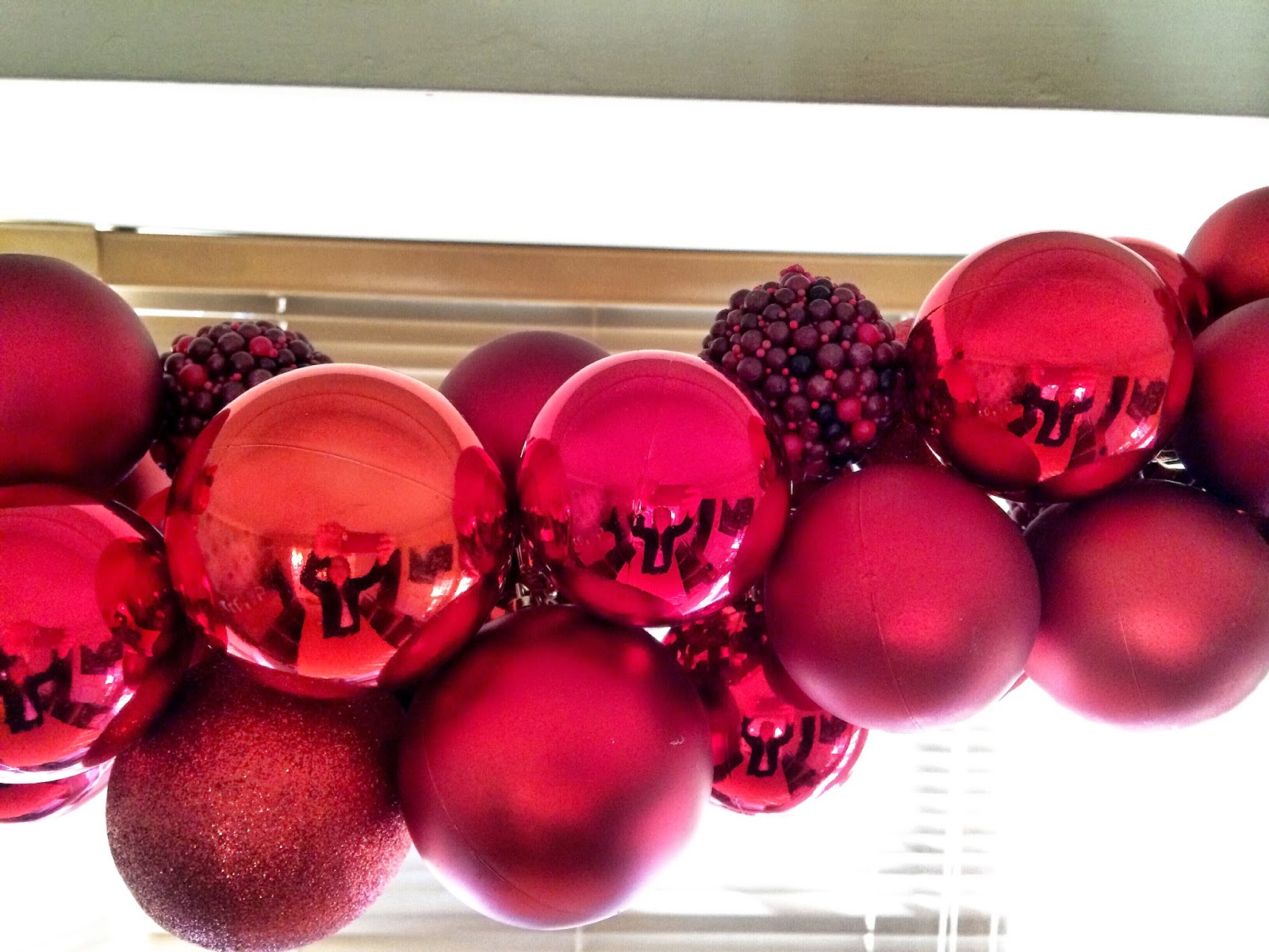 DIY Christmas Bauble Garland Priceless Life Of Mine