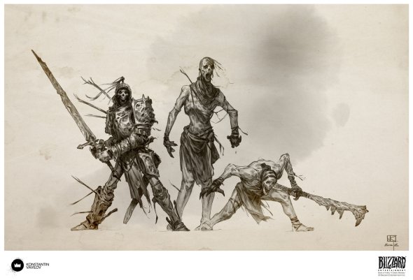 As sombrias ilustrações de fantasia e terror para games de Konstantin Vavilov Konstantin Vavilov artstation arte ilustrações sombrio terror fantasia games diablo book adria buried city