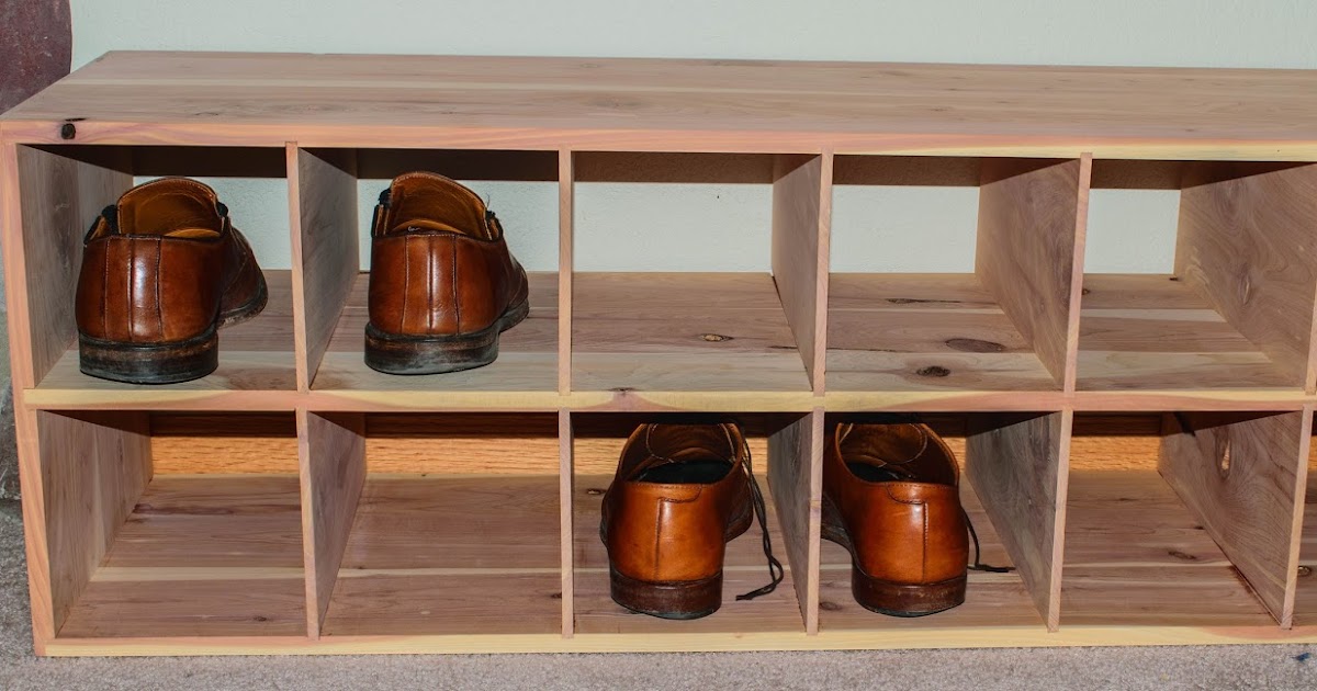 Warrior Woodwork Aromatic Cedar Shoe Rack