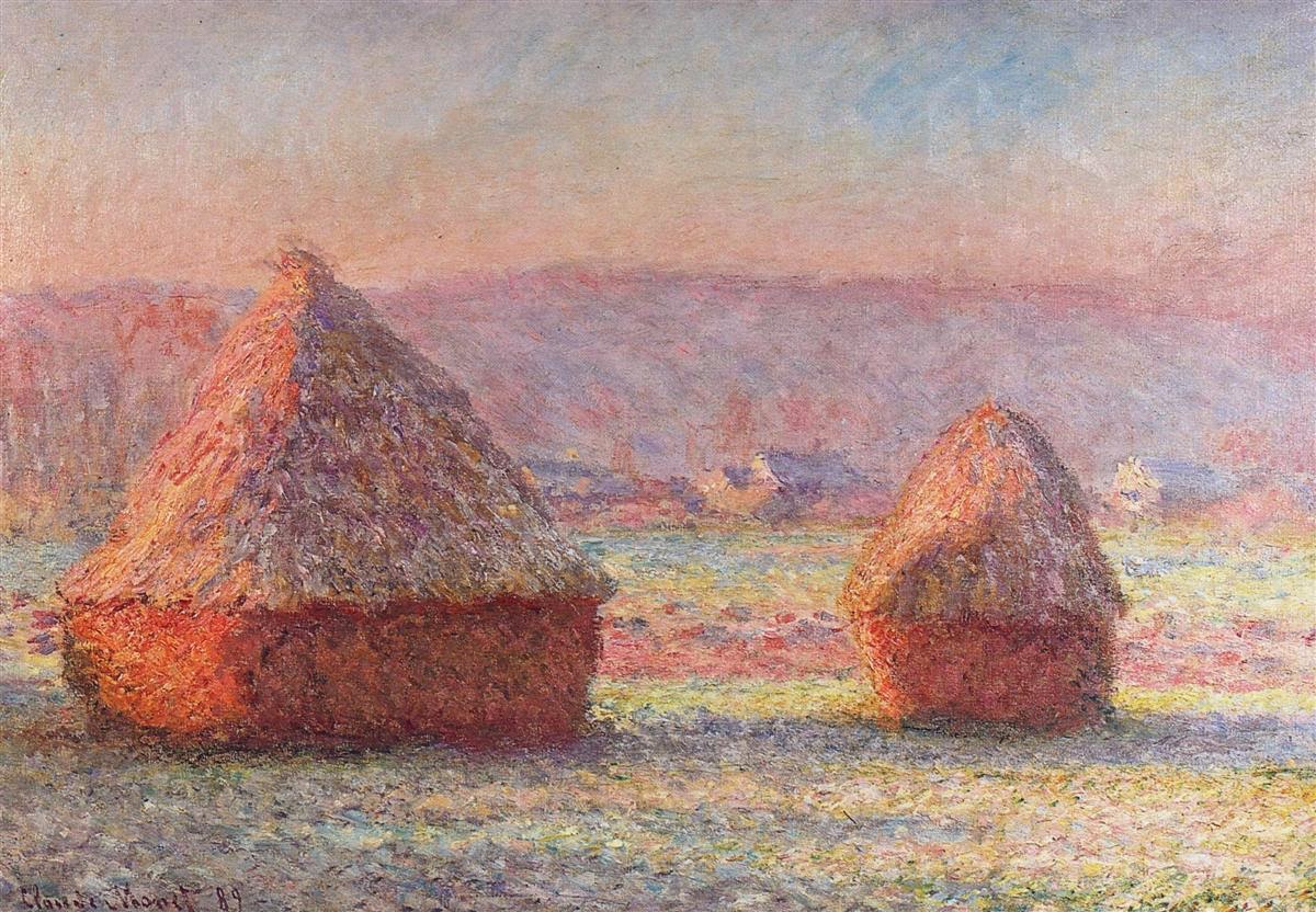 Literaturas y Artes Meules (almiares, deshielo), de Claude Literaturas y Artes Meules (almiares, deshielo), de Claude
