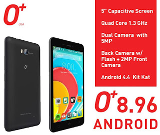 O+ 8.96, 5-inch Quad Core for Php4,395