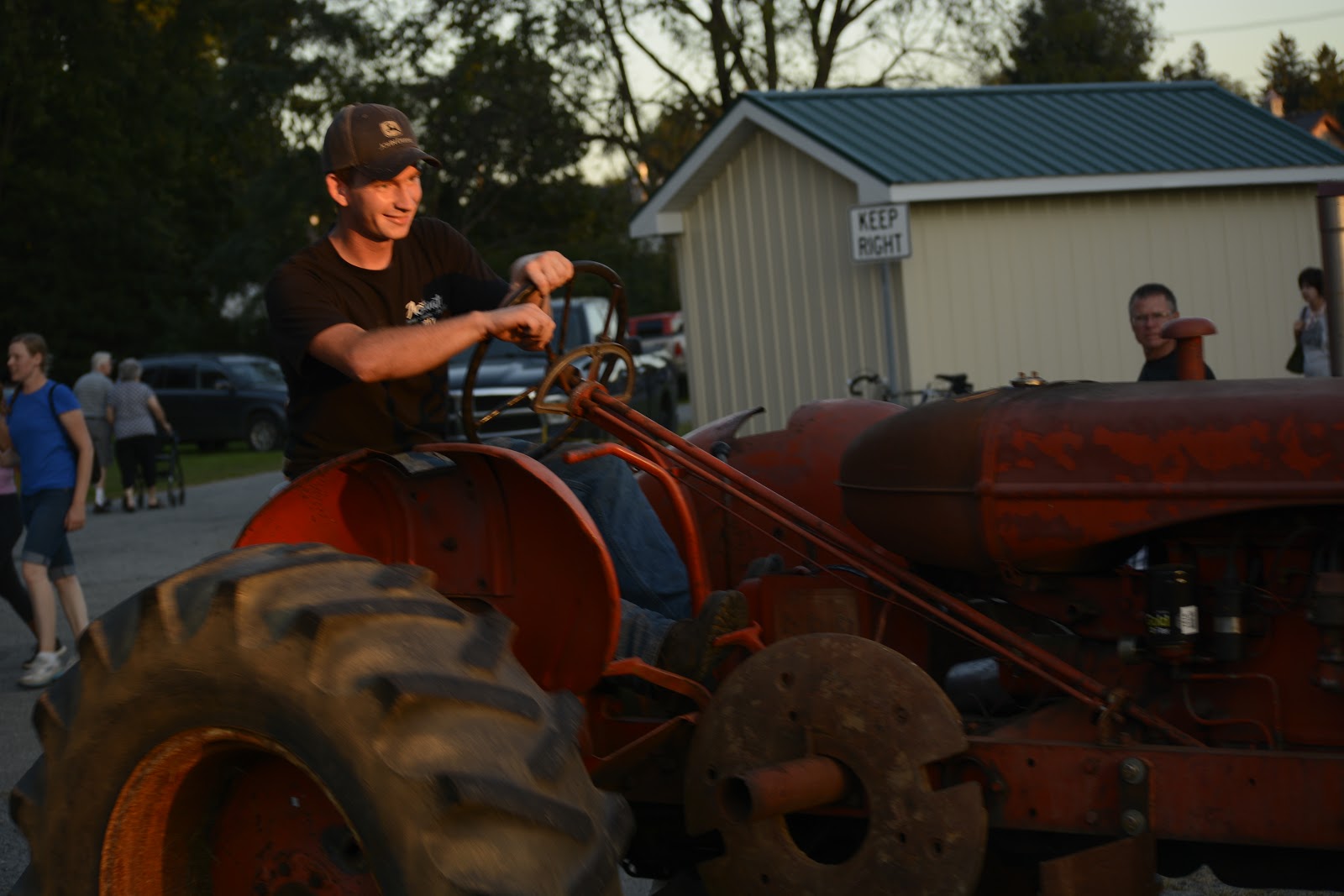 Nothing says Lampeter Fair like tractor and fair queen parades