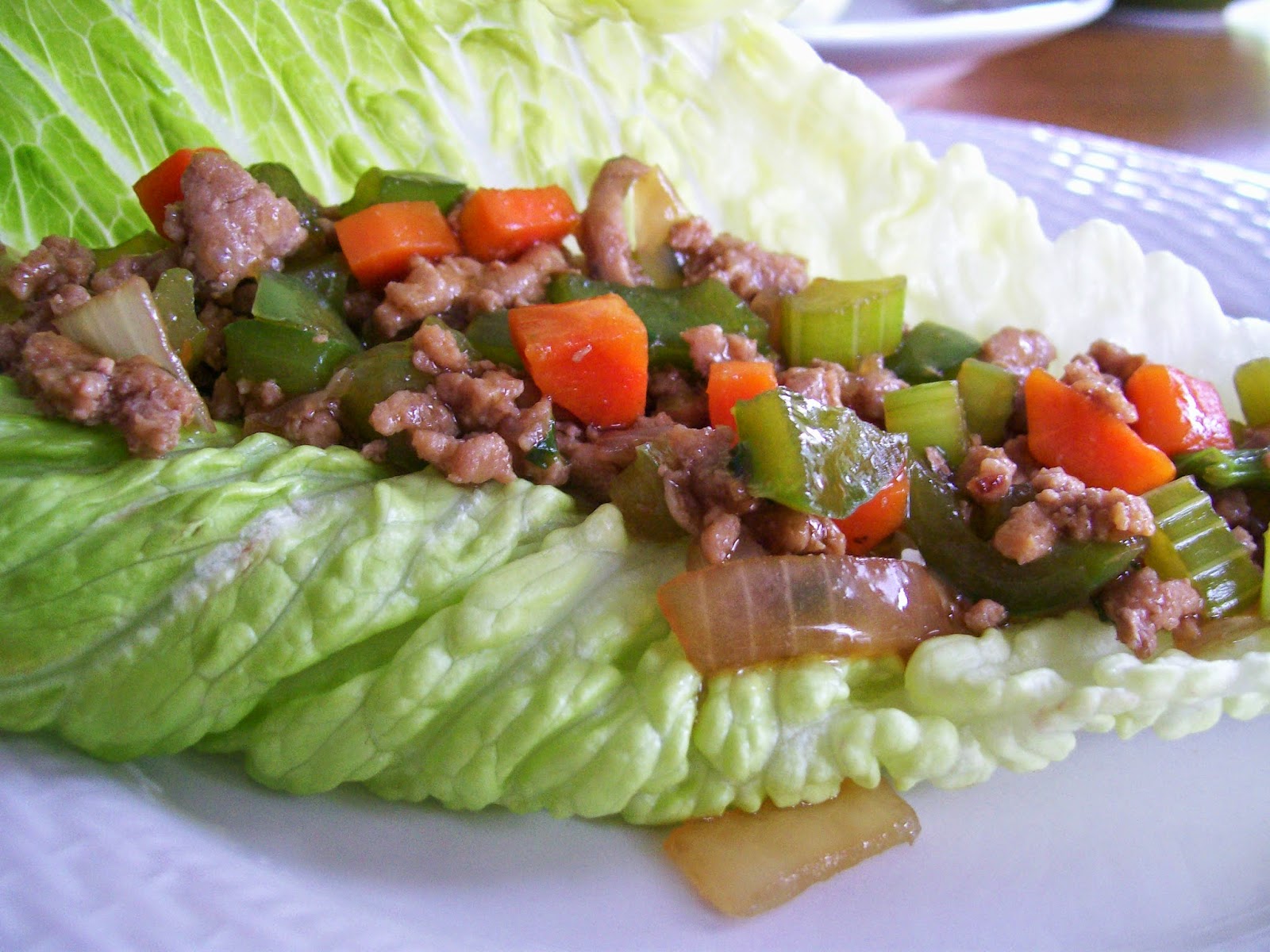 From Katie's Kitchen Chicken Lettuce Wraps