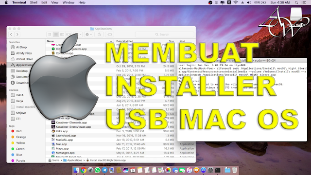 Cara Membuat USB Installer Mac OS