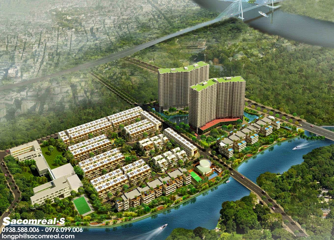 Phối cảnh tổng thể khu dân cư Jamona City Phối cảnh tổng thể khu dân cư Jamona City