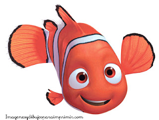 Nemo es un pez payaso Dibujos de nemo para imprimir
