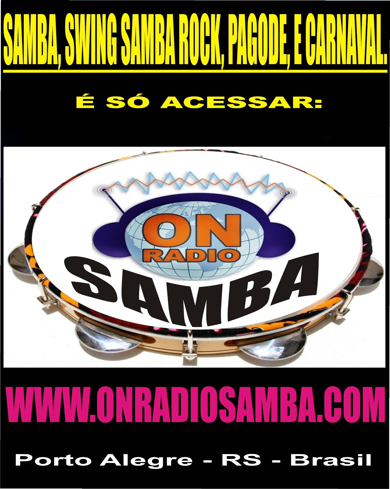 CLICK NO SITE DA ON RÁDIO SAMBA