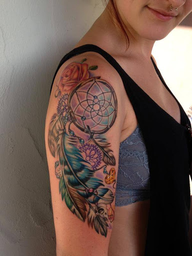 Um feminino dreamcatcher