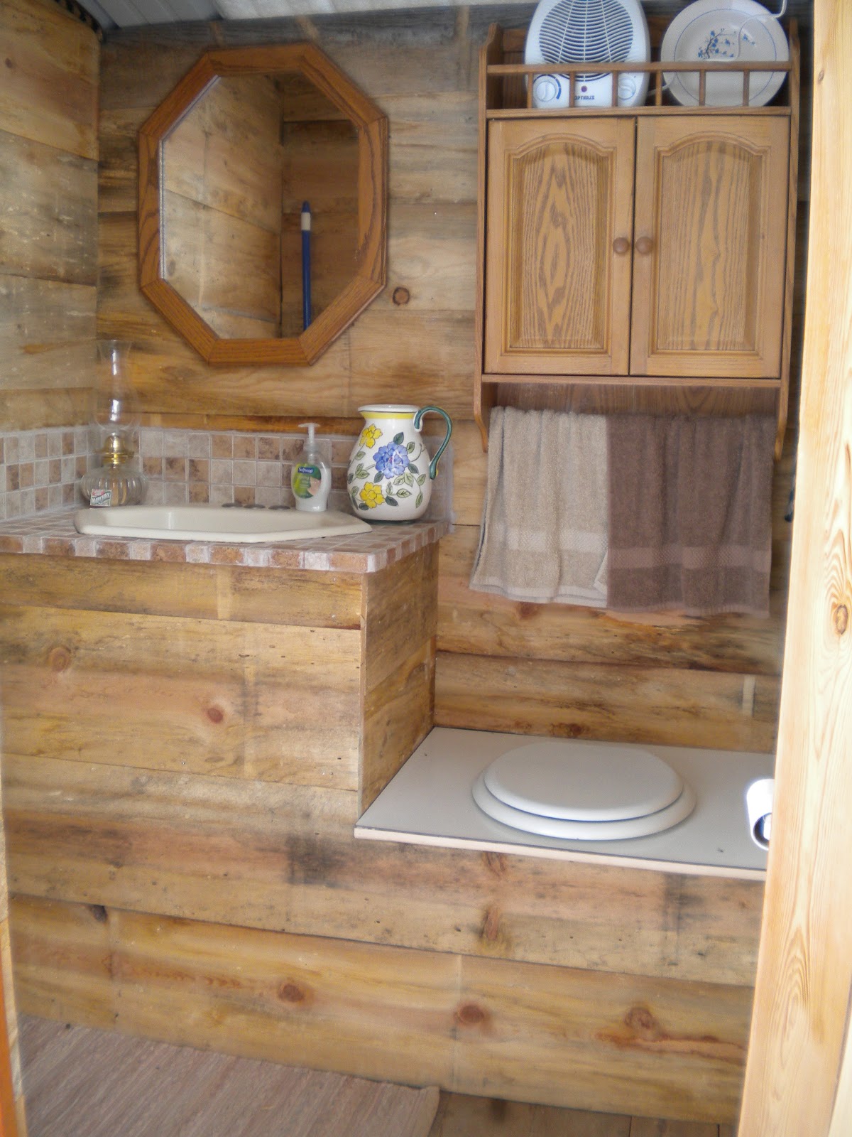 Joyce's Tea Room Custom Outhouse