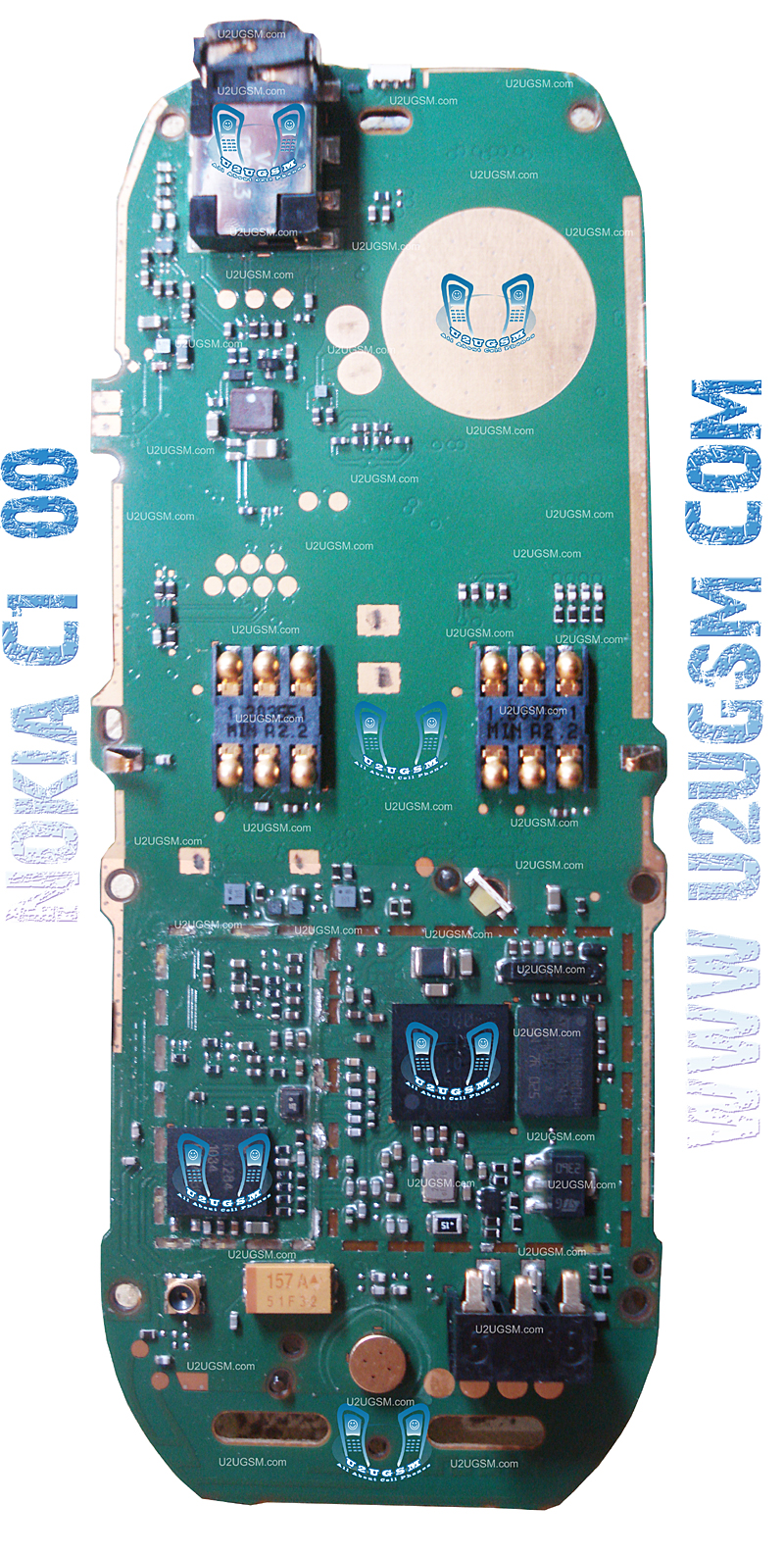 Cell Firmware: Nokia C1-00 Full PCB Diagram Mother Board Layout.