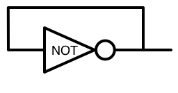 Paradoxical electronic circuit