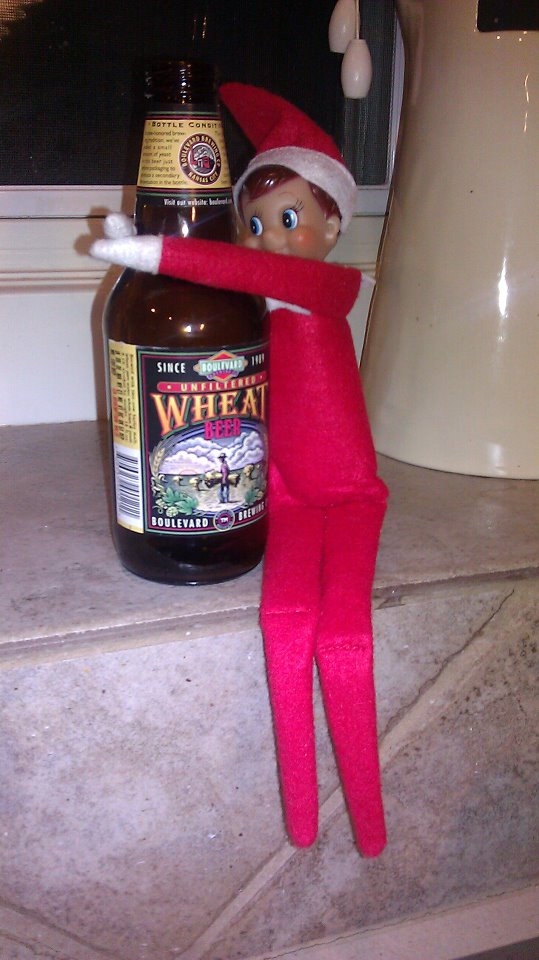 ugly elf on the shelf