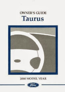 Owners manual for 2000 ford taurus #8