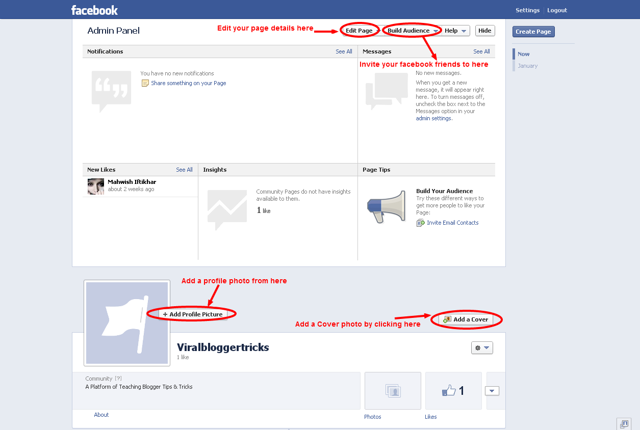 how to create a new fan page on facebook