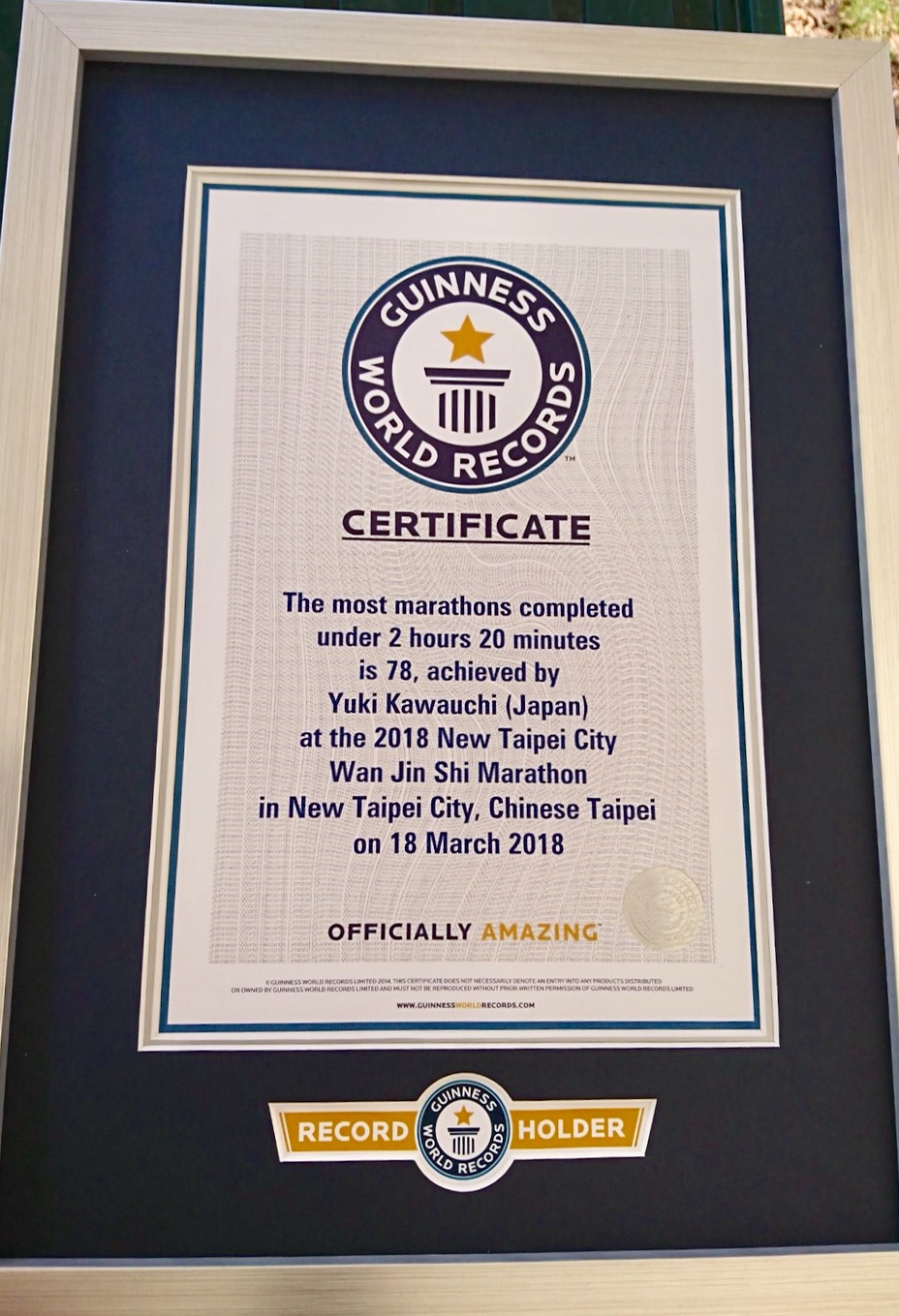Guinness Certifies Kawauchi's World Record 78 Career Sub-2:20 Marathons ...