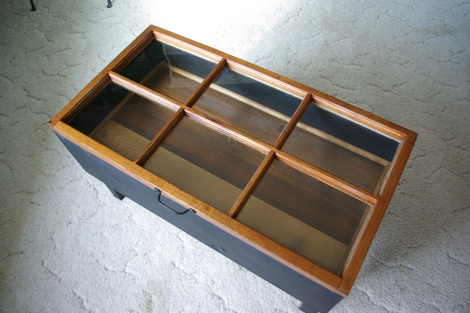 Reclaimed Rustics: Hinged Window Coffee Table