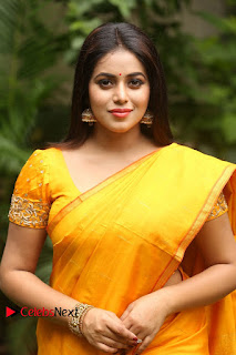 Actress Poorna Pictures in Saree at Avanthika Movie Opening  0017