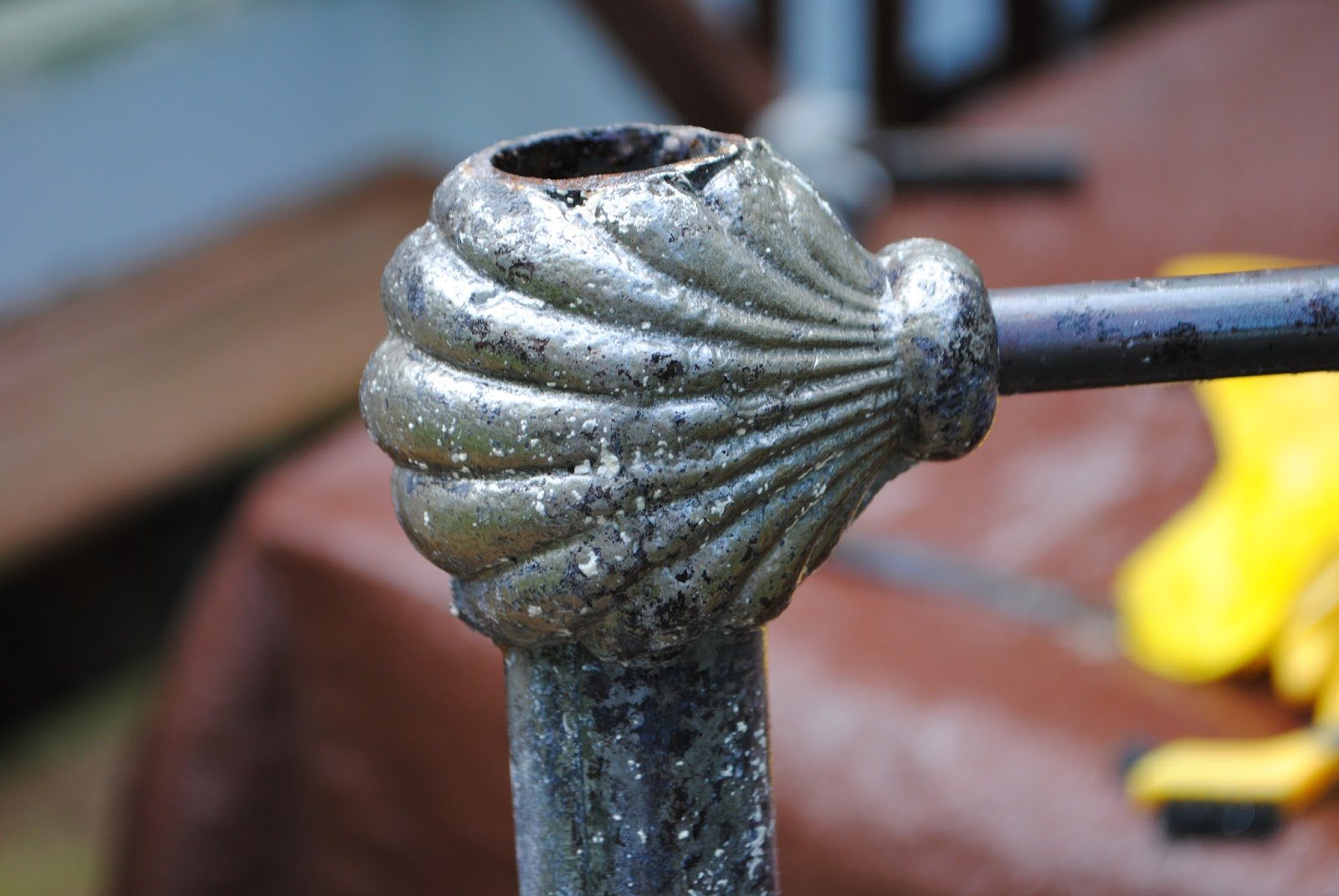 SHE Designs Operation DIY Iron Bed Restoration In Progress