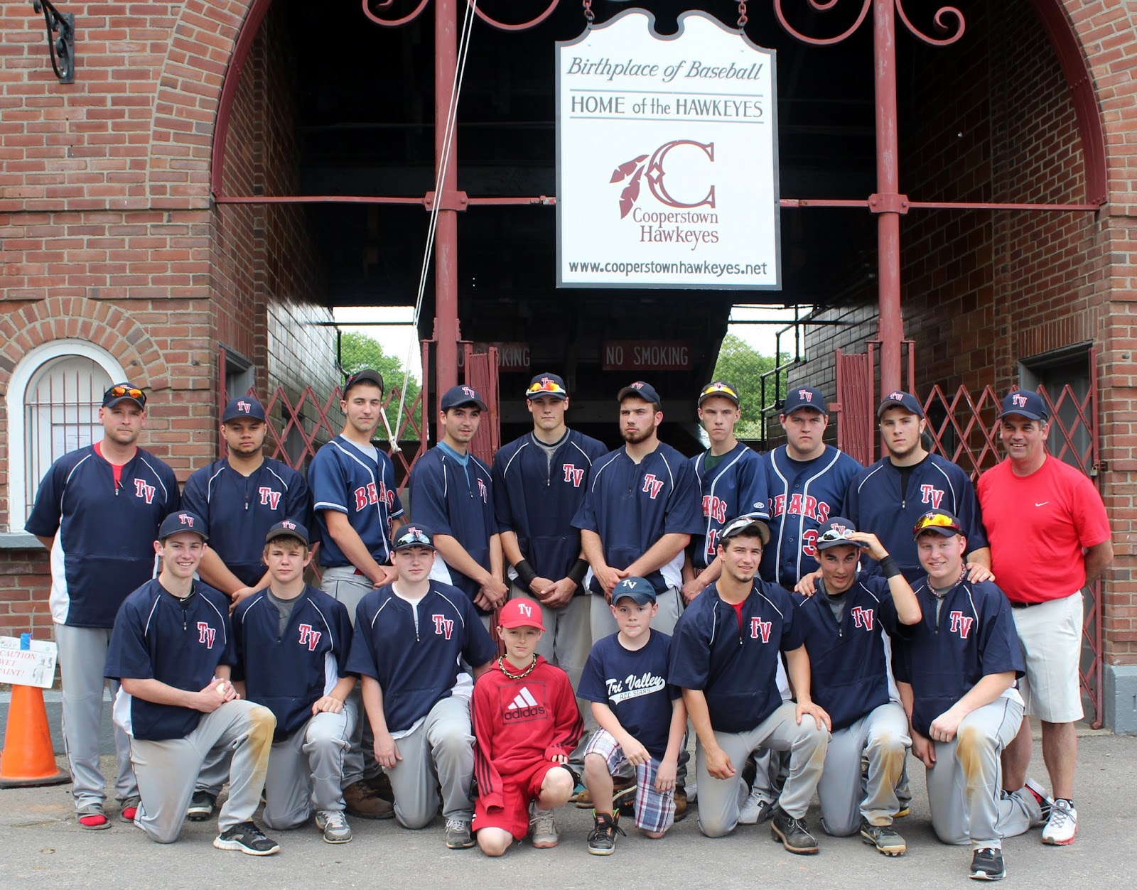 BGHT PLAYING BASEBALL AT HISTORIC DOUBLEDAY