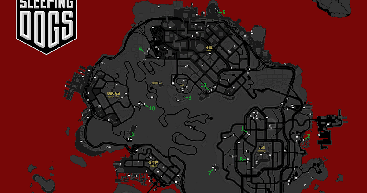 TERRORSSAURO Sleeping Dogs Estátuas de Jade