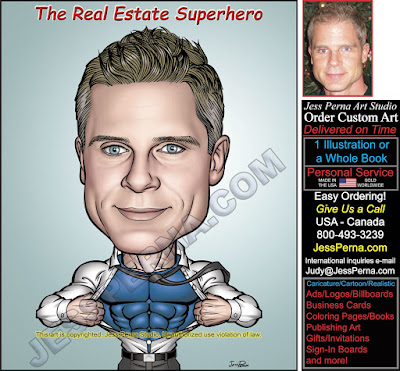 The Real Estate Superhero Advertising Business Card