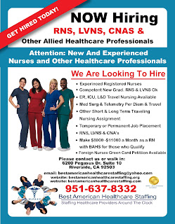 travel nursing jobs california travel nursing jobs california with healthcare recruitment job flyers