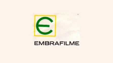   Logo da Embrafilme, estatal criada em 1969 e extinguida em 1990. A empresa produziu "O rumo certo para a prosperidade" em 1978. Imagem: acervo Ancine