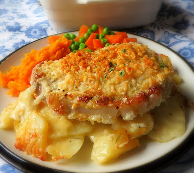 Devilled Pork Chops with Scalloped Potatoes