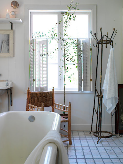 UN BAÑO DE INSPIRACIÓN SHABBY CHIC / A SHABBY CHIC BATHROOM | desde my