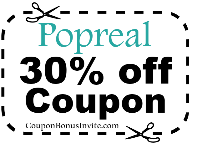 popreal new customer coupon