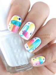 watercolor nail essie silk designs swatches nails elegant polish topped unas base trend pretty acuarela collection fascinating disenos 99inspiration summer