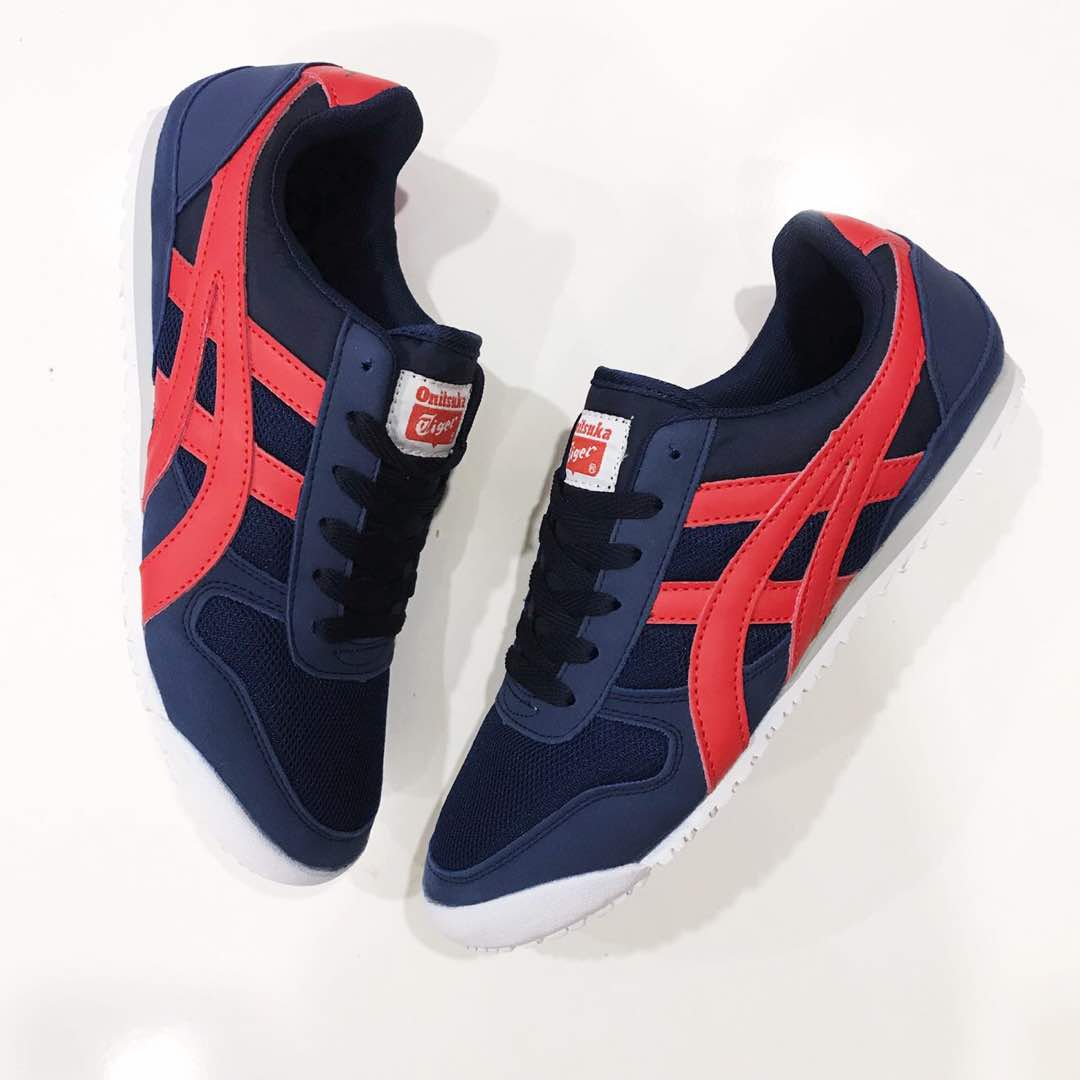 onitsuka tiger red and white