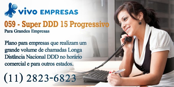 VIVO EMPRESAS: 059 - Super DDD 15 Progressivo