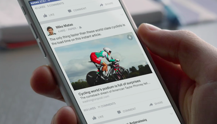 Facebook在台灣推出 Instant Articles功能