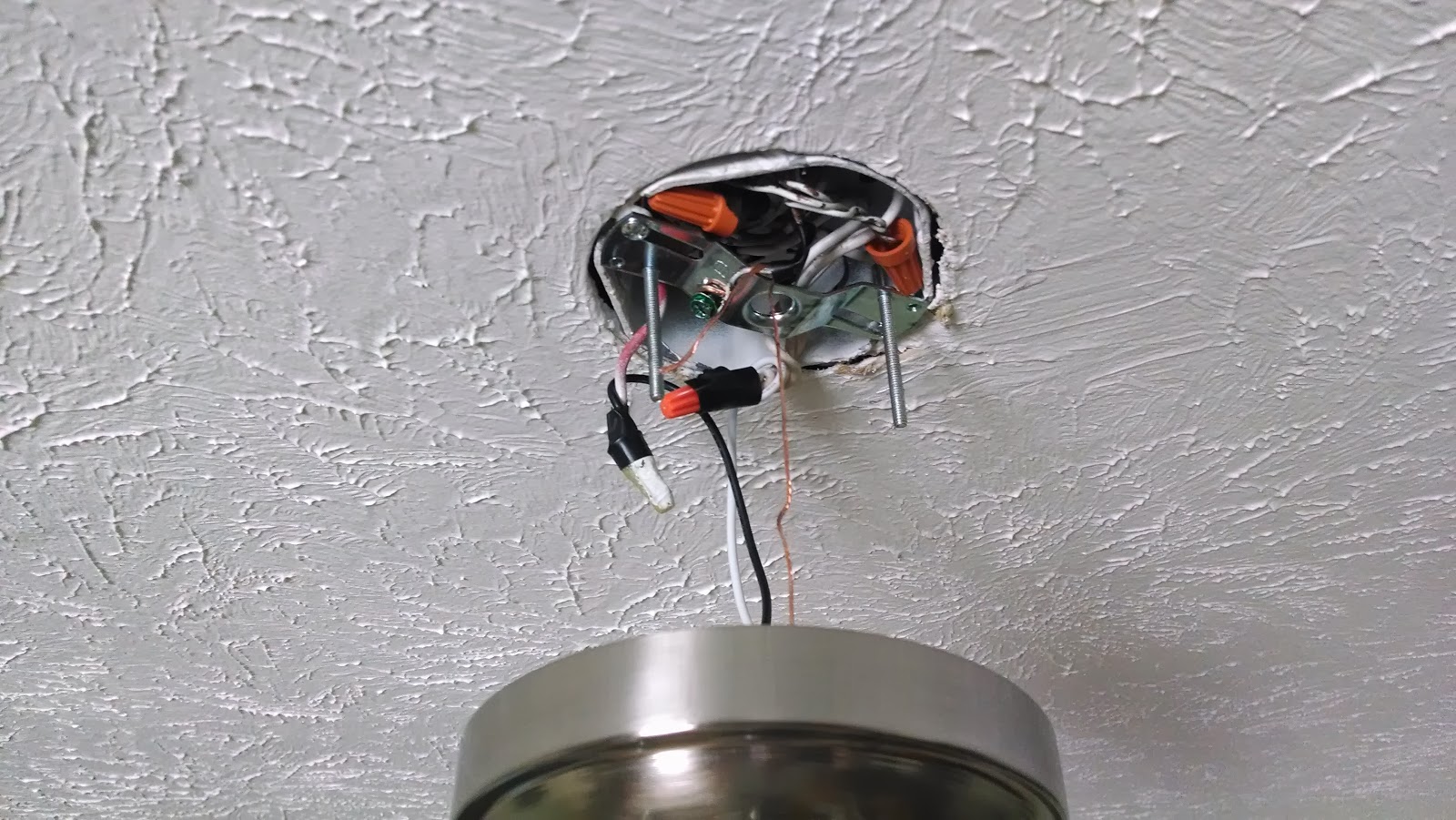 Mark's Project Blog Replacing a ceiling fan with a light fixture