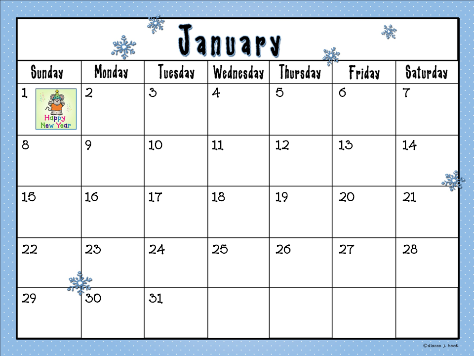 It's Always a Picnic in 4th. Grade: Calendars