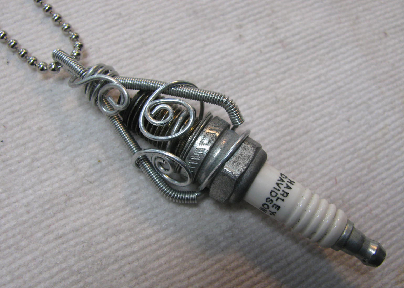 Motorcycle spark plug pendant for sale