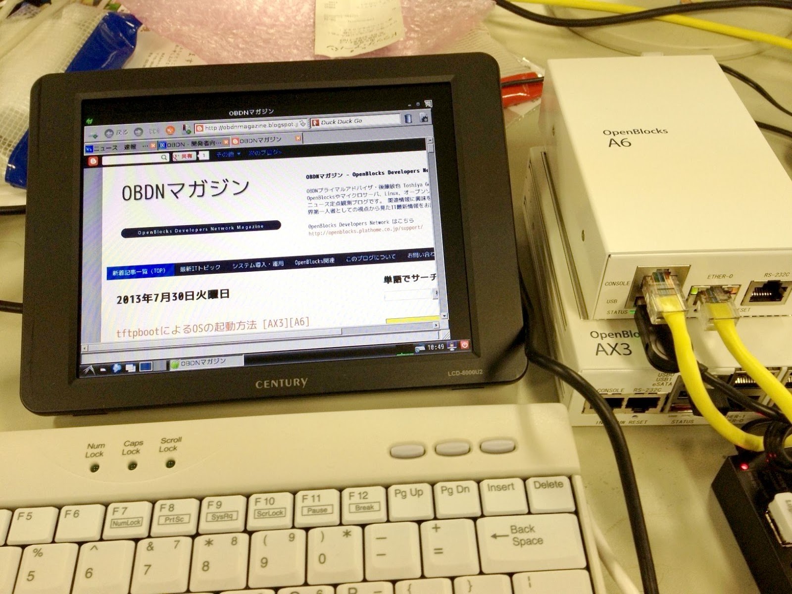 OBDNマガジン: 【.tested】CENTURY plus one LCD-8000U2 USB接続サブ