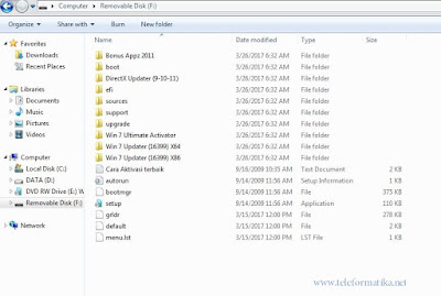 Cara Mengcopy/ Menyalin File Bootable Windows dari CD/ DVD ke Flashdisk