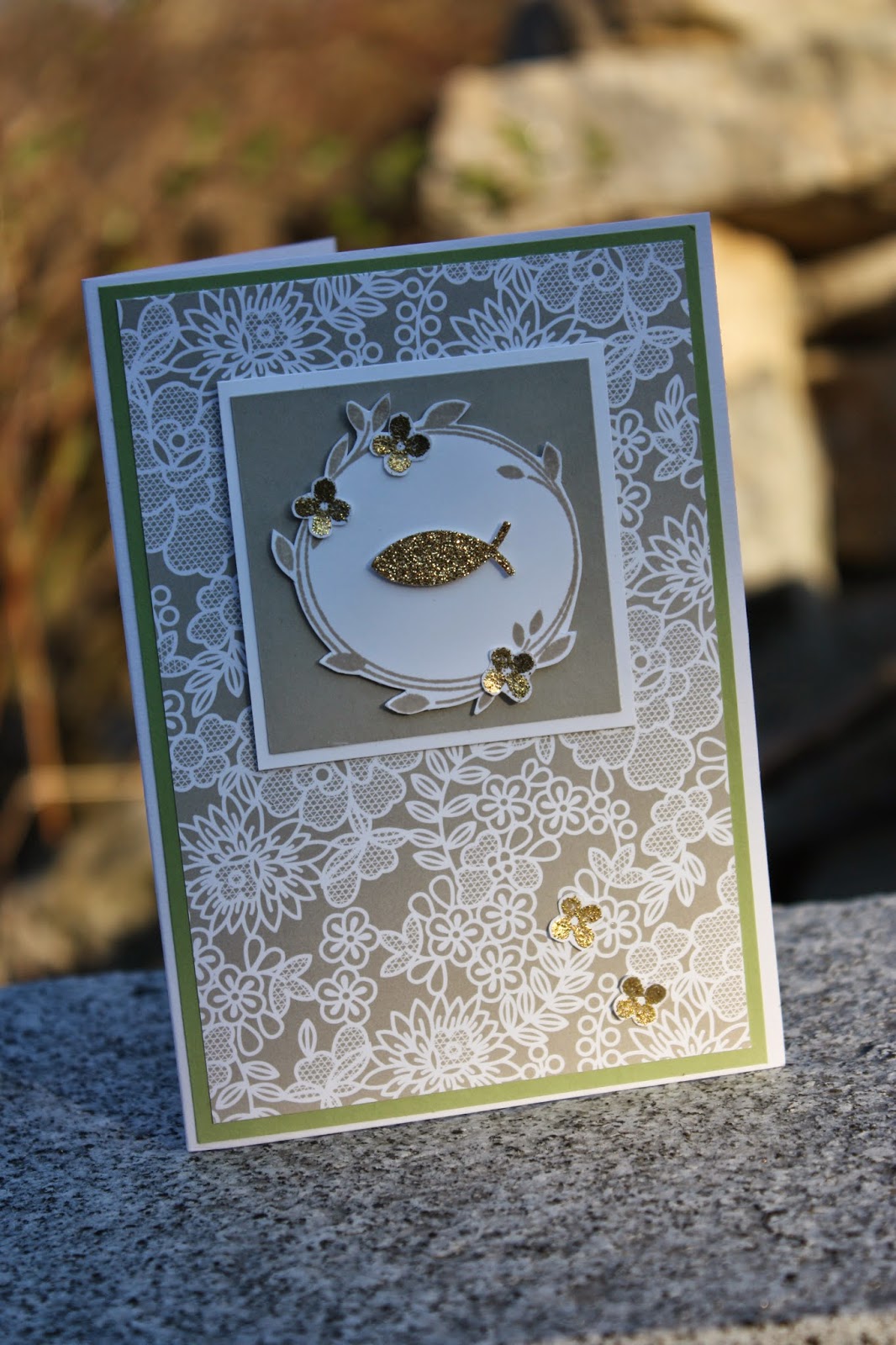 Polly kreativ: Goldene Konfirmation