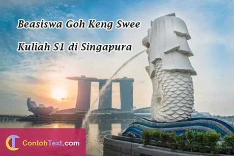 Beasiswa S1 Singapura 2020 dari Goh Keng Swee Scholarship