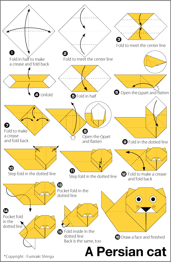 Persian Cat Easy Origami Instructions For Kids persian-cat-easy-origami-instructions-for-kids